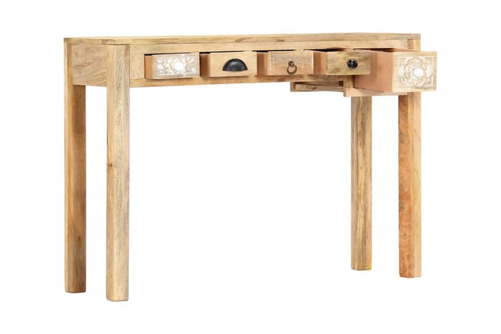 Konsollbord 110x30x75 cm heltre mango - Møbler - Bord - Avlastningsbord & sidobord