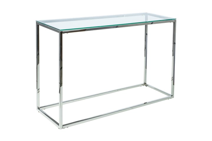 Konsollbord Alandur 120 cm - Glass/Sølv - Møbler - Bord - Avlastningsbord & sidobord