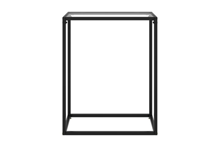 Konsollbord gjennomsiktig 60x35x75 cm herdet glass - Gjennomsiktig - Møbler - Bord - Avlastningsbord & sidobord
