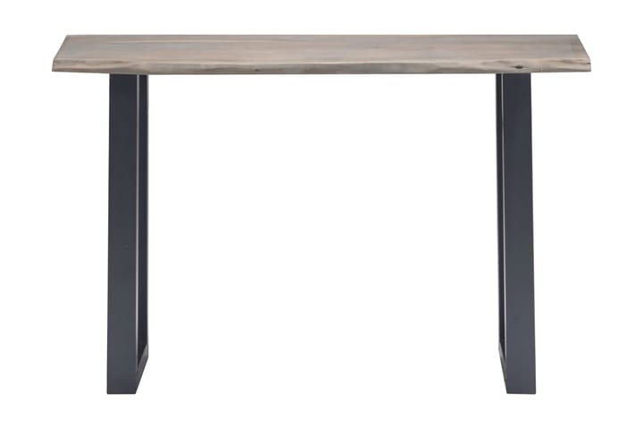 Konsollbord grå 115x35x76 cm heltre akasie og jern - Grå - Oppbevaring - Hylle - Bokhylle