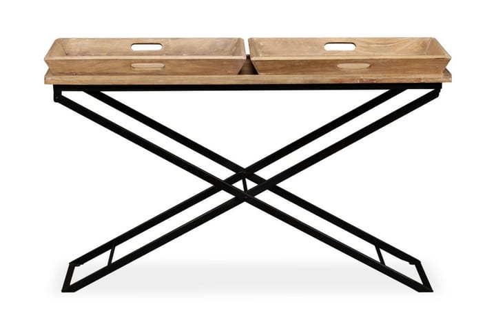 Konsollbord mango heltre 130x40x80 cm - Brun - Møbler - Bord - Avlastningsbord & sidobord - Brettbord og småbord