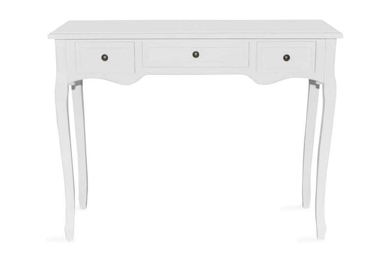 Konsollbord med tre skuffer hvit - Hvit - Møbler - Bord - Avlastningsbord & sidobord