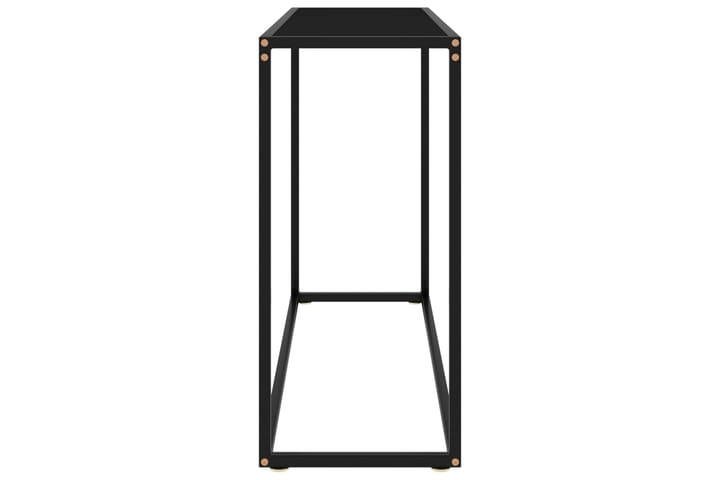 Konsollbord svart 100x35x75 cm herdet glass - Svart - Møbler - Bord - Avlastningsbord & sidobord