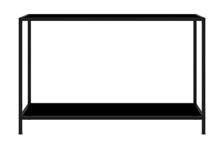 Konsollbord svart 120x35x75 cm herdet glass - Svart - Møbler - Bord - Avlastningsbord & sidobord - Konsollbord & gangbord