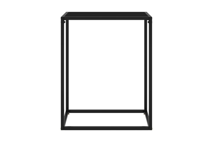 Konsollbord svart 60x35x75 cm herdet glass - Svart - Møbler - Bord - Avlastningsbord & sidobord