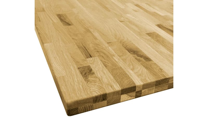 Bordplate heltre eik firkantet 44 mm 70x70 cm - Møbler - Bord - Bordtilbehør - Ileggsplate