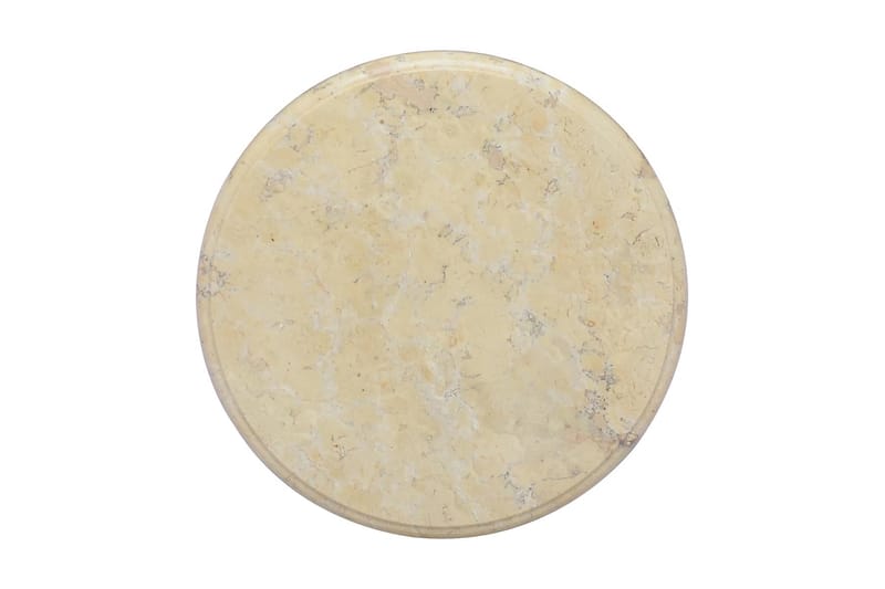 Bordplate kremhvit Ø40x2,5 cm marmor - Krem - Møbler - Bord - Bordtilbehør - Ileggsplate