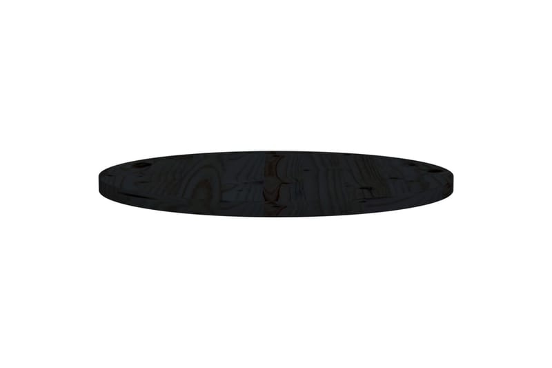 Bordplate svart 60x2,5 cm heltre furu - Svart - Møbler - Bord - Bordtilbehør - Ileggsplate