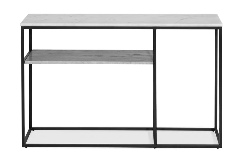 Avlastningsbord Titania 120 cm Marmor - Hvit|Grå|Svart - Møbler - Bord - Konsollbord & avlastningsbord