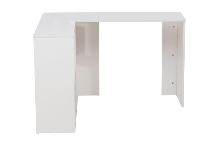 Hjørneskrivebord Valvoline 119 cm - Svart/Hvit - Møbler - Bord - Kontorbord - Skrivebord - Hjørneskrivebord