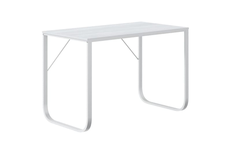 Databord hvit 110x60x73 cm sponplate - Hvit - Møbler - Bord - Kontorbord - Skrivebord