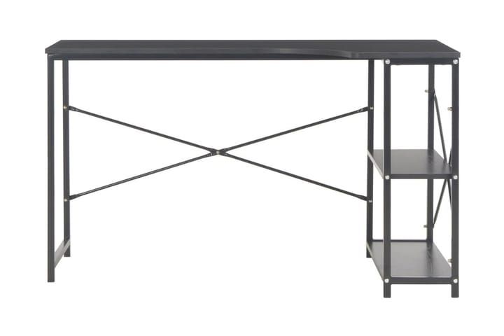 Databord svart 120x72x70 cm - Møbler - Bord - Kontorbord - Skrivebord