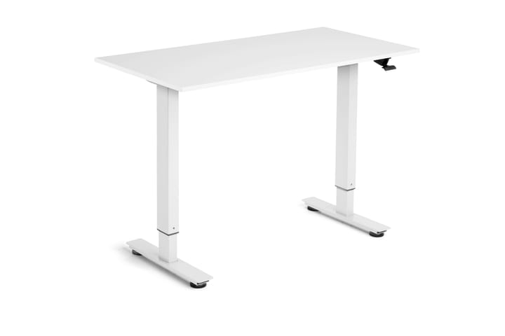 Flexide Hev og senkbart bord Hvit/ Hvit