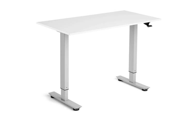 Flexide Hev og senkbart bord Hvit/ Sølv