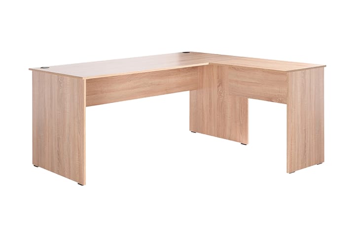 Hjørneskrivebord Mazirbe 114 cm - Natur - Møbler - Bord - Kontorbord - Skrivebord