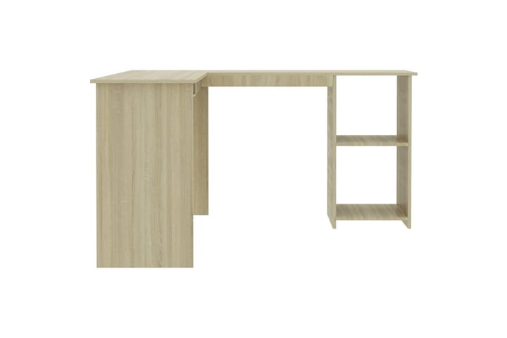 L-formet hjørneskrivebord sonoma eik 120x140x75 cm sponplate - Møbler - Bord - Kontorbord - Skrivebord