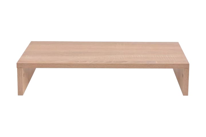 Skjermstativ sponplate 60x23,5x12 cm beige - Beige - Møbler - Bord - Kontorbord - Skrivebord