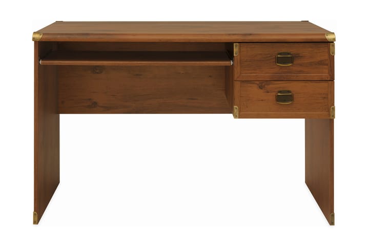 Skrivbord Portage 120 cm med Oppbevaring 2 Skuffer - Natur - Møbler - Bord - Kontorbord - Skrivebord