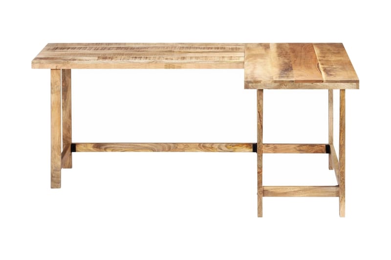 Skrivebord 180x120x76 cm heltre mango - Brun - Møbler - Bord - Kontorbord - Skrivebord