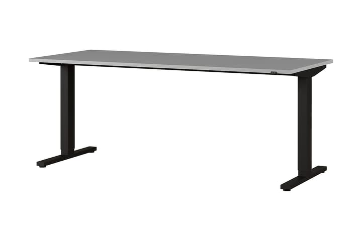 Skrivebord Arabuste 180 cm - Grå/Svart - Møbler - Bord - Kontorbord - Skrivebord - Hev og senkbart skrivebord