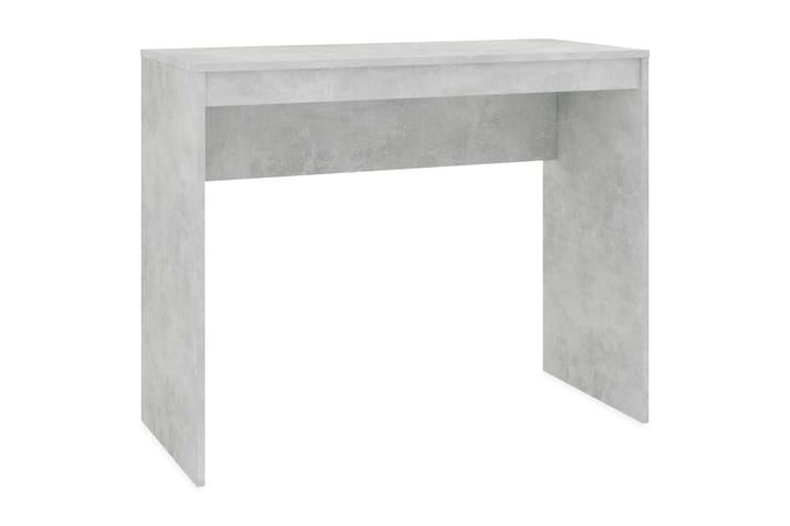 Skrivebord betonggrå 90x40x72 cm sponplate - Møbler - Bord - Kontorbord - Skrivebord