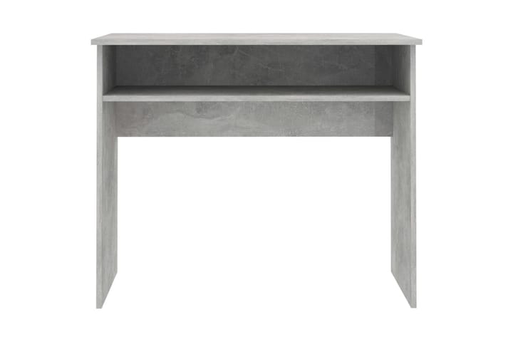 Skrivebord betonggrå 90x50x74 cm sponplate - Grå - Møbler - Bord - Kontorbord - Skrivebord