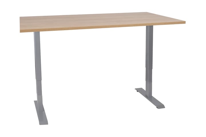 Skrivebord Cogito 2 160 cm Hev- og Senkbart - Tre/Natur - Møbler - Bord - Kontorbord - Skrivebord - Hev og senkbart skrivebord