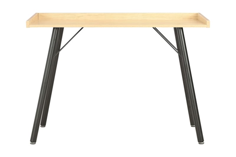 Skrivebord eik 90x50x79 cm - Brun - Møbler - Bord - Kontorbord - Skrivebord