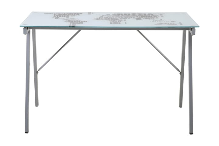 Skrivebord Estremera 113 cm med Kart - Grå - Møbler - Bord - Kontorbord - Skrivebord