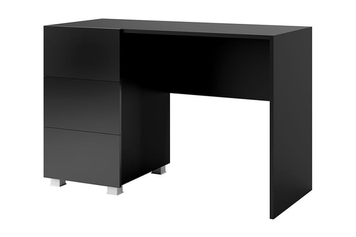 Skrivebord Frick 110 cm med Oppbevaring - Svart - Oppbevaring - Skåp - Vitrineskap