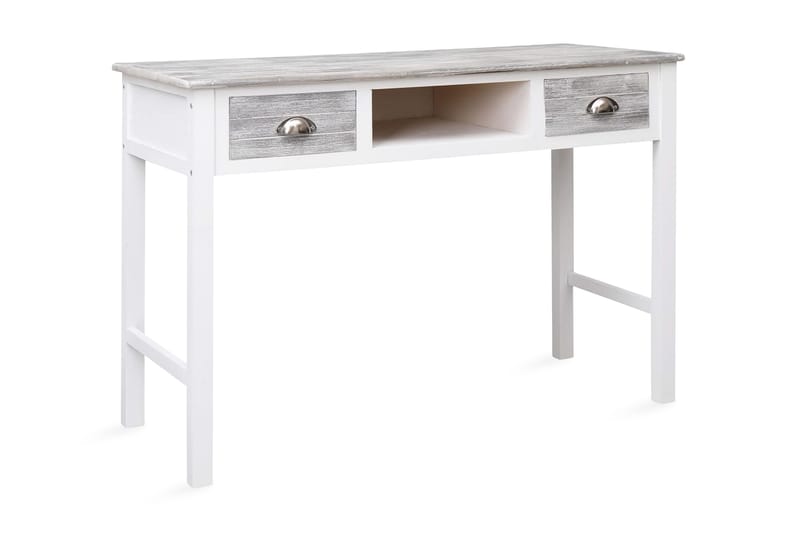 Skrivebord grå 110x45x76 cm tre - Grå - Møbler - Bord - Kontorbord - Skrivebord
