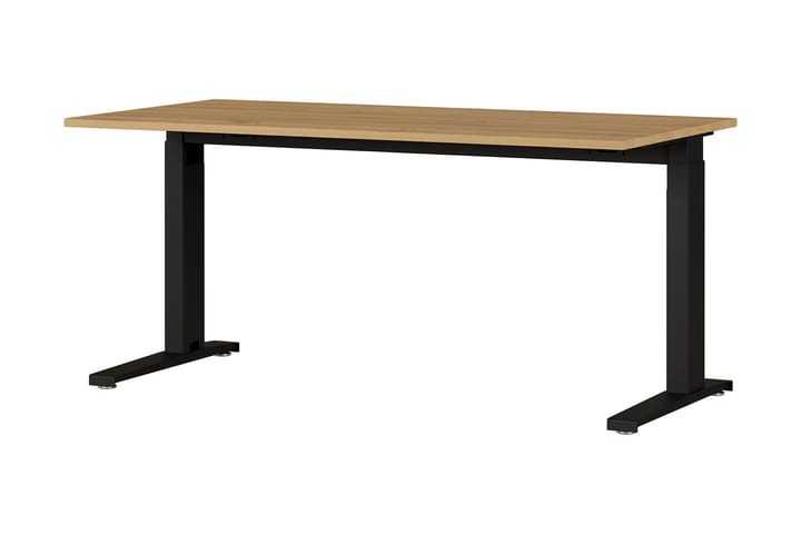 Skrivebord Grao 160 cm - Brun/Svart - Møbler - Bord - Kontorbord - Skrivebord - Hjørneskrivebord
