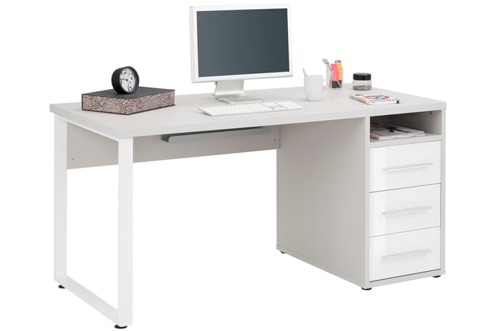 Skrivebord Heiden 150 Cm - Mørkegrå - Møbler - Bord - Kontorbord - Skrivebord
