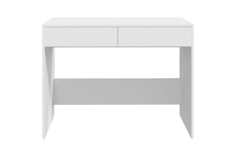 Skrivebord hvit 101x50x76,5 cm sponplate - Hvit - Møbler - Bord - Kontorbord - Skrivebord
