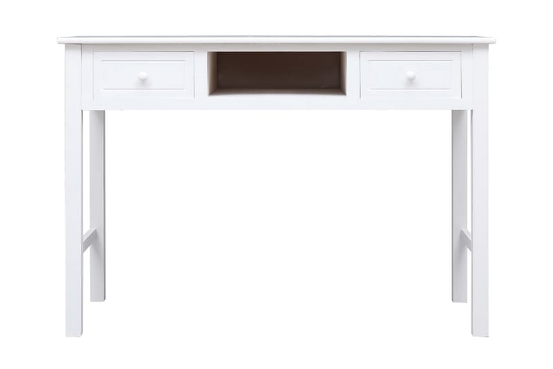 Skrivebord hvit 110x45x76 cm tre - Hvit - Møbler - Bord - Kontorbord - Skrivebord