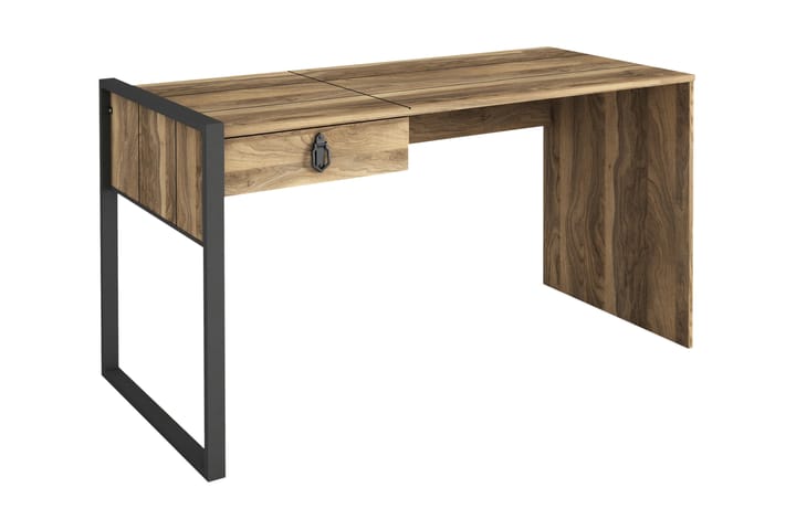 Skrivebord Jospeh 124 cm med Oppbevaringsskuff - Valnøttsbrun - Møbler - Bord - Kontorbord - Skrivebord