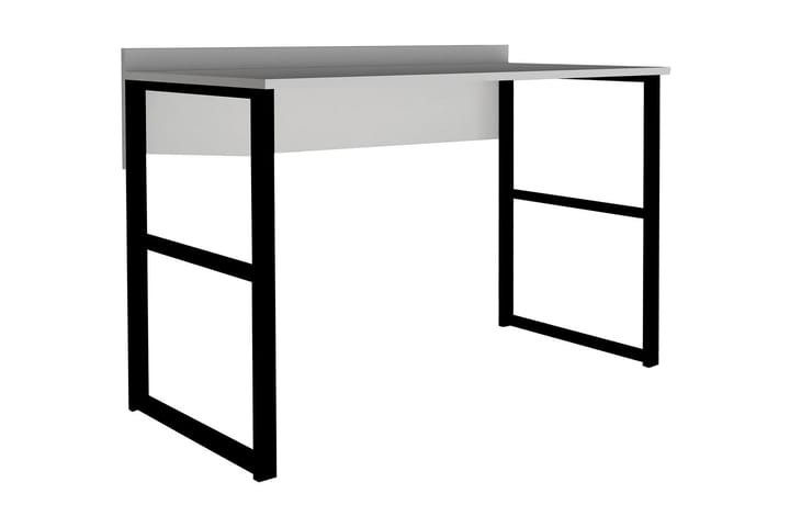 Skrivebord Kayran 120 cm - Hvit/Svart - Møbler - Bord - Kontorbord - Skrivebord