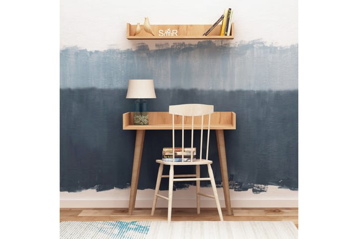 Skrivebord Naidaj 90 cm med Oppbevaring Vegghylle - Tre - Møbler - Bord - Sofabord