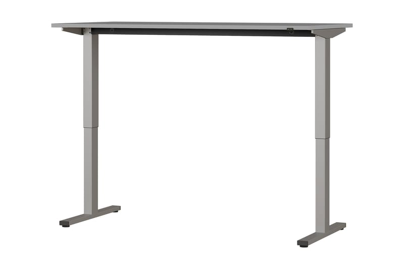 Skrivebord Requeijo 160 cm Hev- og Senkbart - Grå - Møbler - Bord - Kontorbord - Skrivebord - Hev og senkbart skrivebord