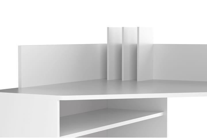 Skrivebord Wall 94 cm med Oppbevaringshyller - Hvit - Møbler - Bord - Kontorbord - Skrivebord