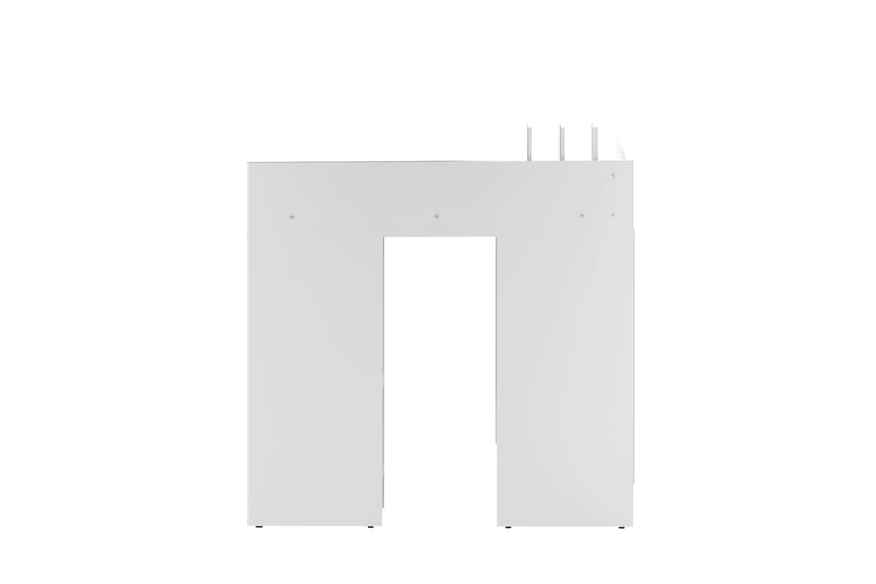 Skrivebord Wall 94 cm med Oppbevaringshyller - Hvit - Møbler - Bord - Kontorbord - Skrivebord