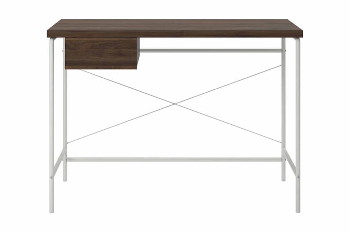 Skrivebord Webster 107 cm med Oppbevaringsskuff Valnøttsbrun - Novogratz - Møbler - Bord - Kontorbord - Skrivebord
