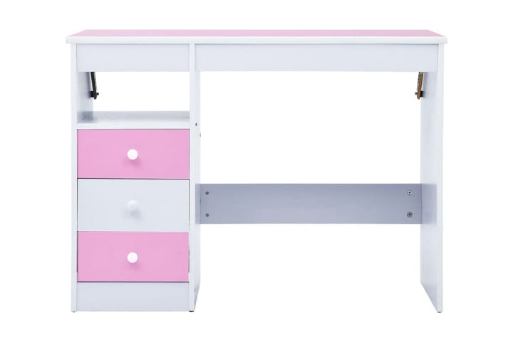 Tegnebord for barn vippbart rosa og hvit - Møbler - Bord - Kontorbord - Skrivebord