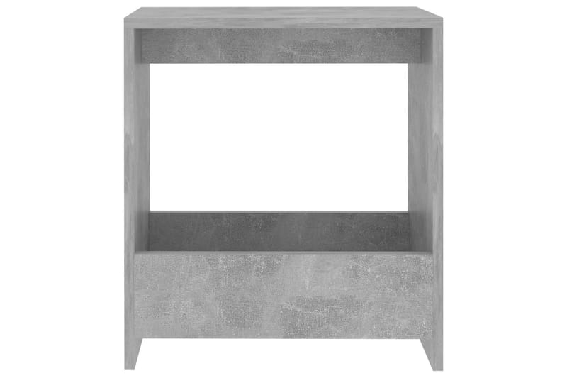 Sidebord betonggrå 50x26x50 cm sponplate - Grå - Møbler - Bord - Lampebord & sidebord