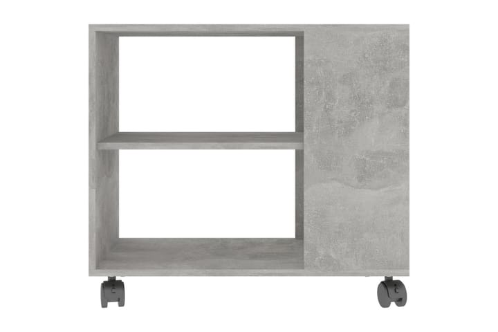 Sidebord betonggrå 70x35x55 cm sponplate - Grå - Møbler - Bord - Lampebord & sidebord