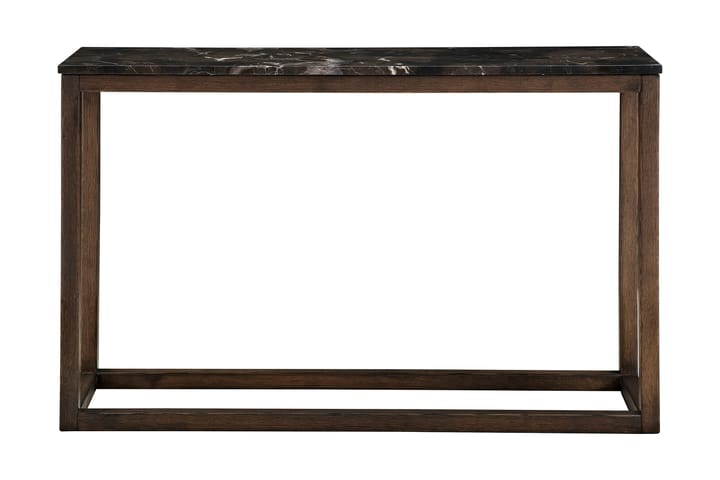 Avlastningsbord Grasp 120 cm Marmor - Brun/Mørk Eik - Møbler - Bord - Avlastningsbord & sidobord - Konsollbord & gangbord