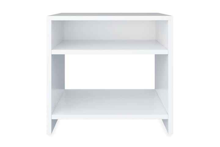 Nattbord hvit 40x30x40 cm sponplate - Hvit - Møbler - Bord - Sengebord & nattbord