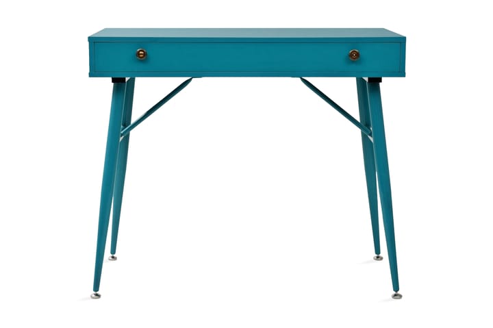 Skrivebord med skuff 90x50x76,5 cm antikkgrønn - Grønn - Møbler - Bord - Skrivebord