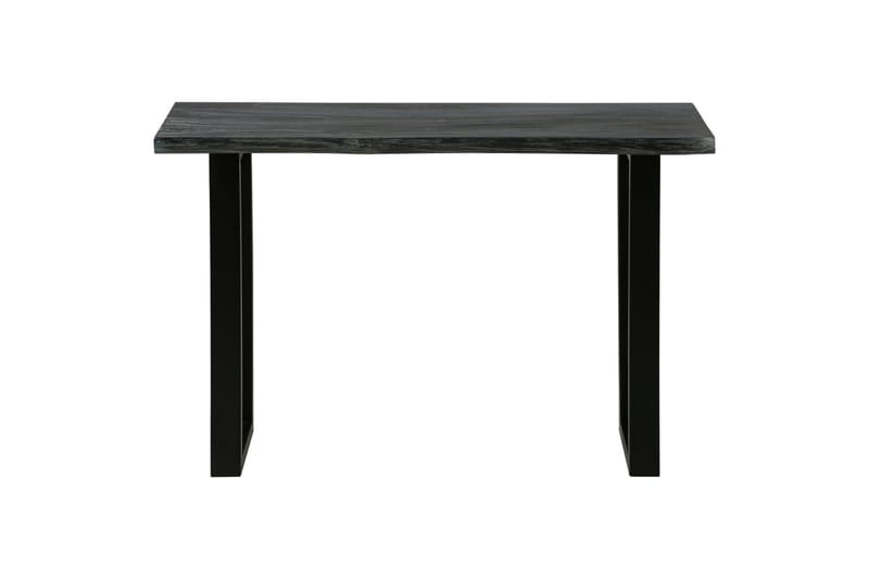 Konsollbord heltre hvitt sedertre 110x35x75 cm grå - Grå - Møbler - Bord - Sofabord