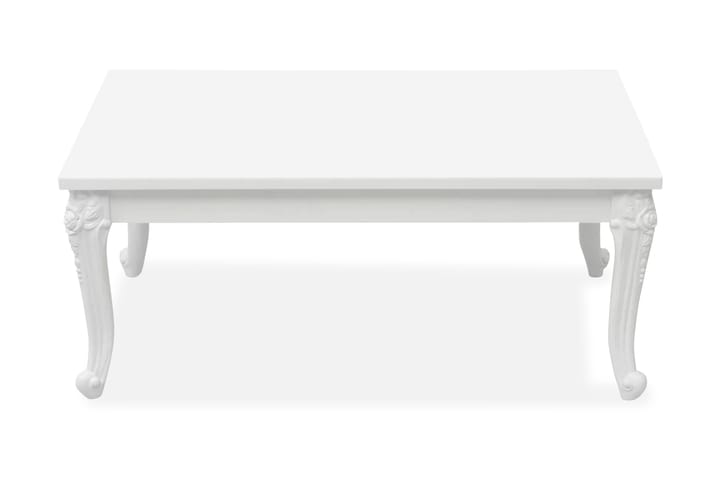 Salongbord 100x60x42 cm høyglans hvit - Hvit - Møbler - Bord - Sofabord & salongbord